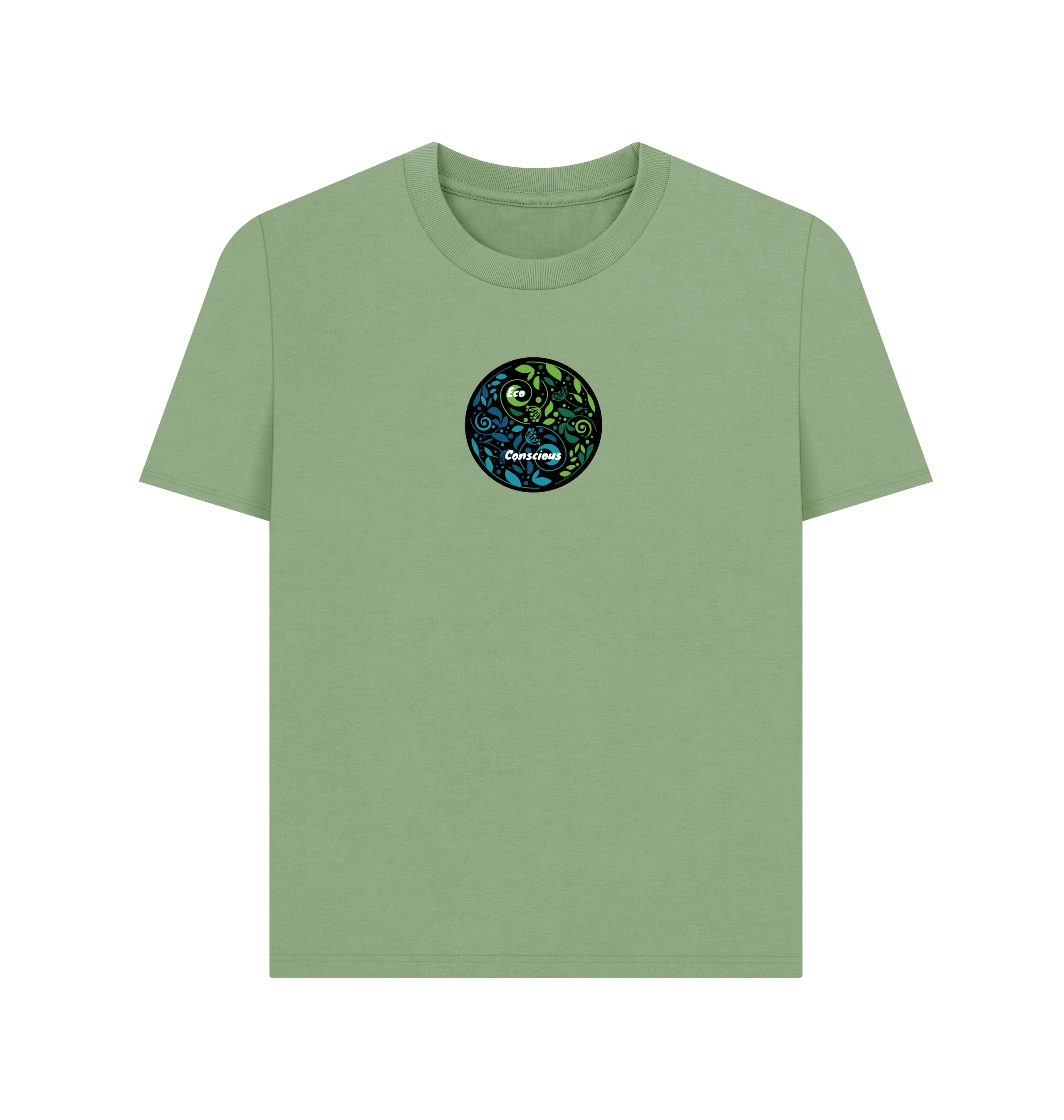 Sage Printed T-shirt Front