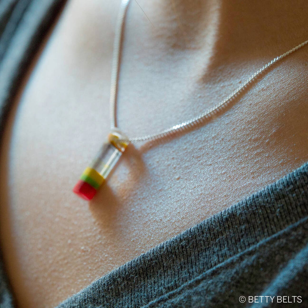 Upcycled Surfite (Surfboard Resin) Necklace Charm / Pendant