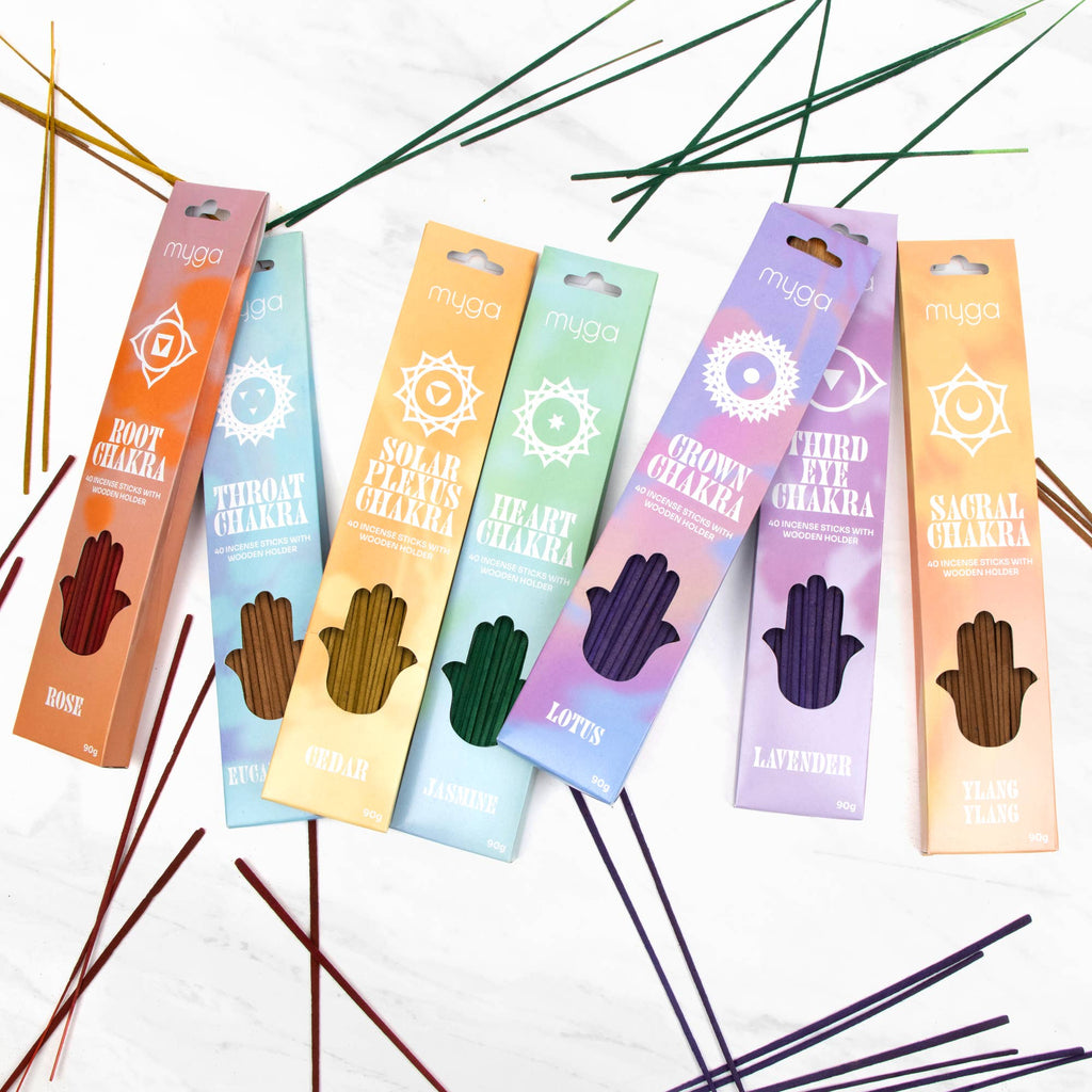 Chakra Balancing ~ Incense Set (7 Packs of 40 Sticks)
