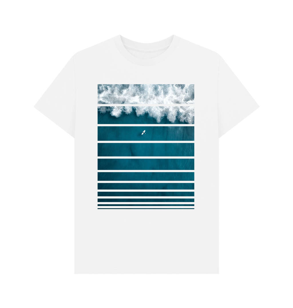 White Printed T-shirt Front