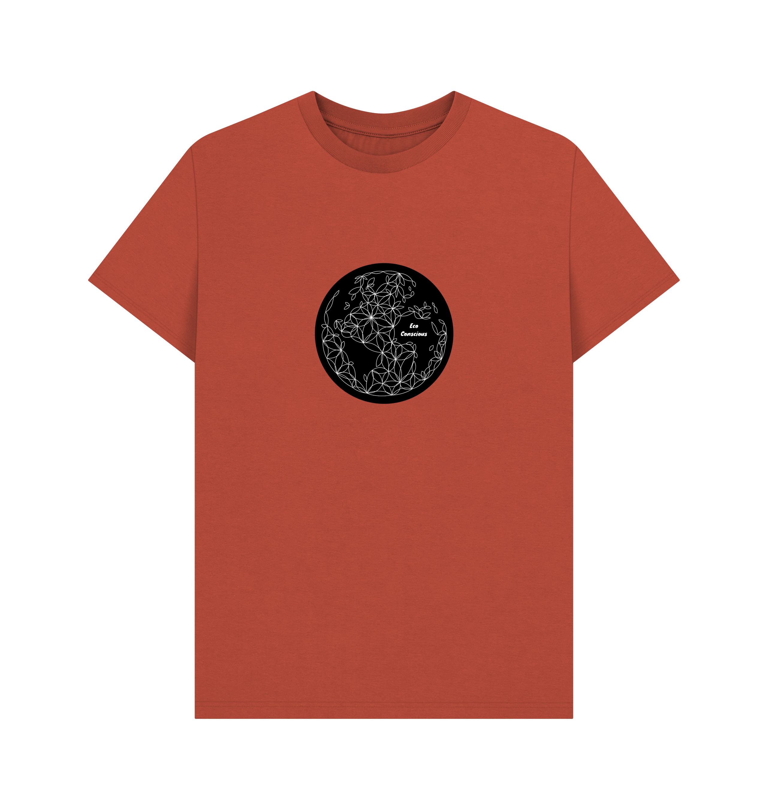 Rust Printed T-shirt Front