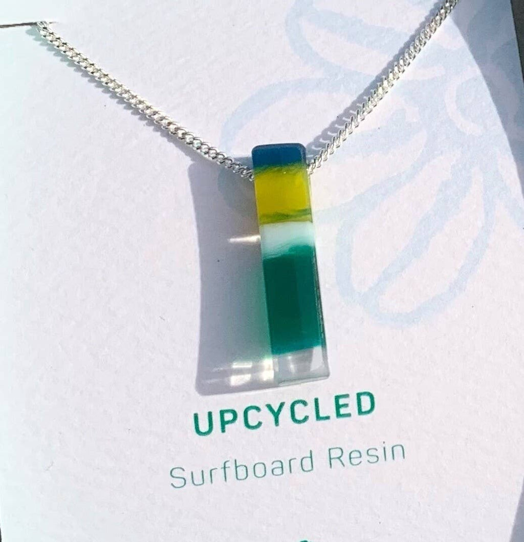 Upcycled Surfite (Surfboard Resin) Necklace Charm / Pendant