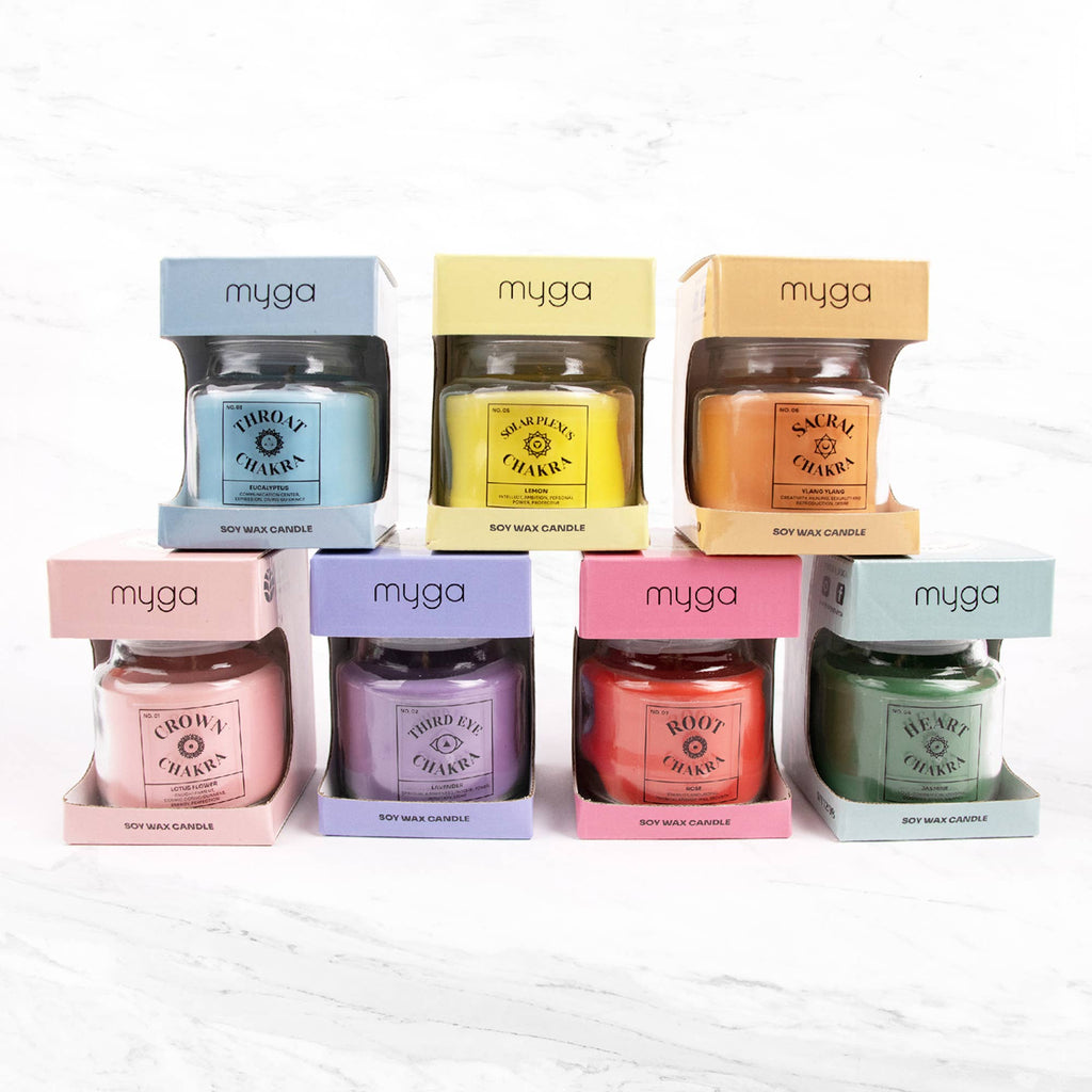 Chakra Candles (Vegan-friendly)