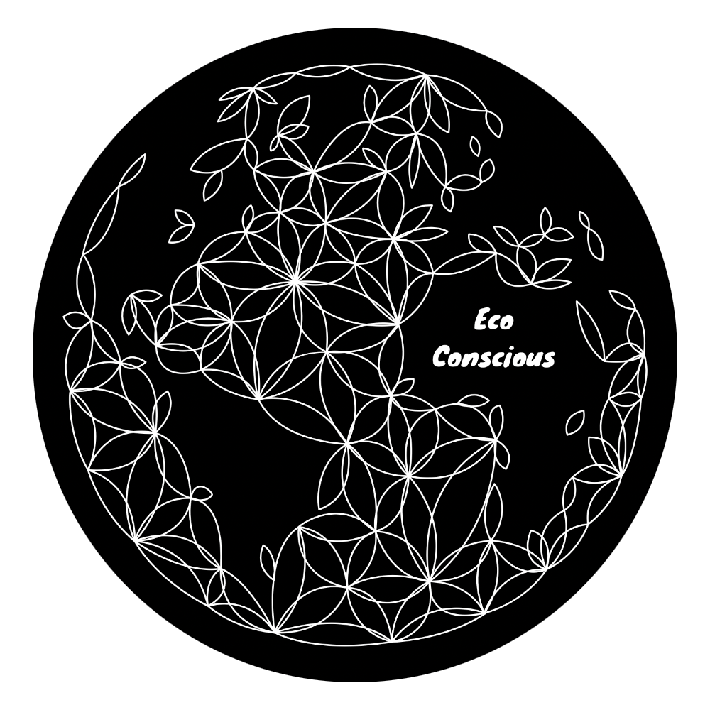 > Recycled Twin-handle, Connected Earth Design ~ Black Backpack