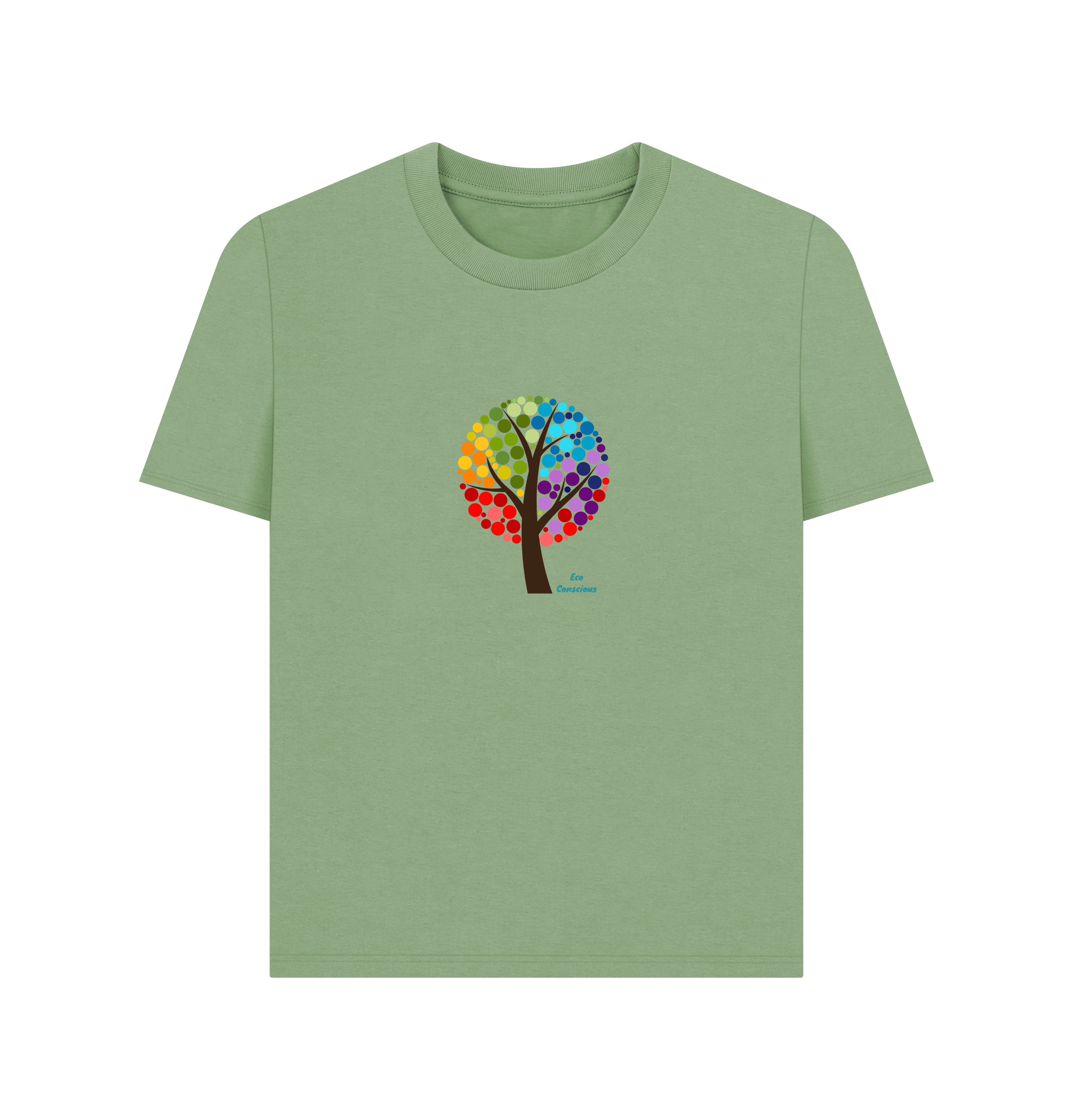 Sage Printed T-shirt Front
