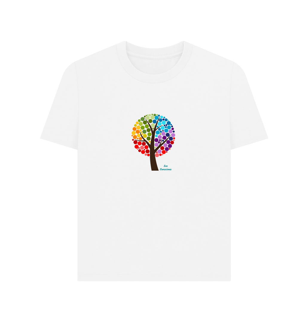 White Printed T-shirt Front