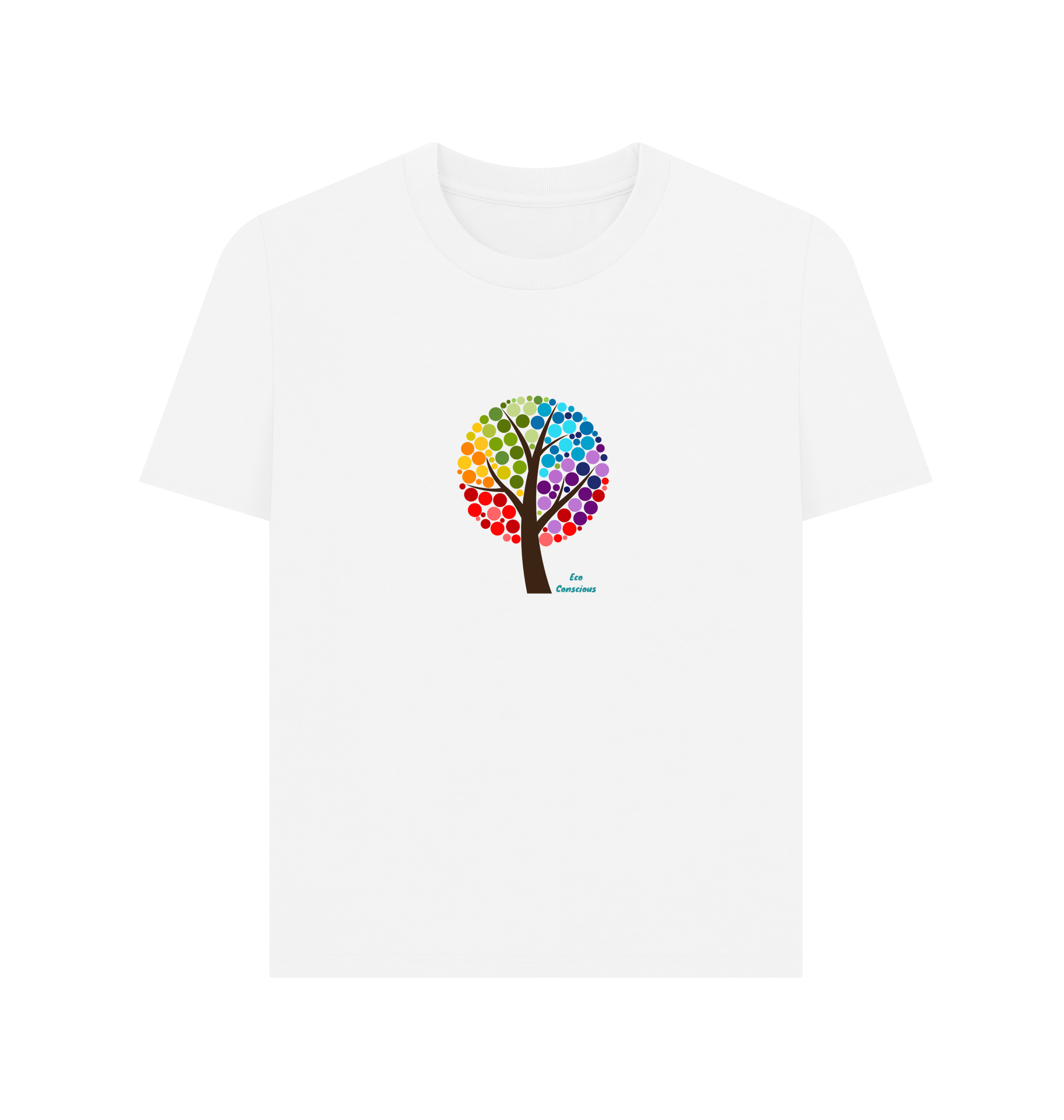 White Printed T-shirt Front
