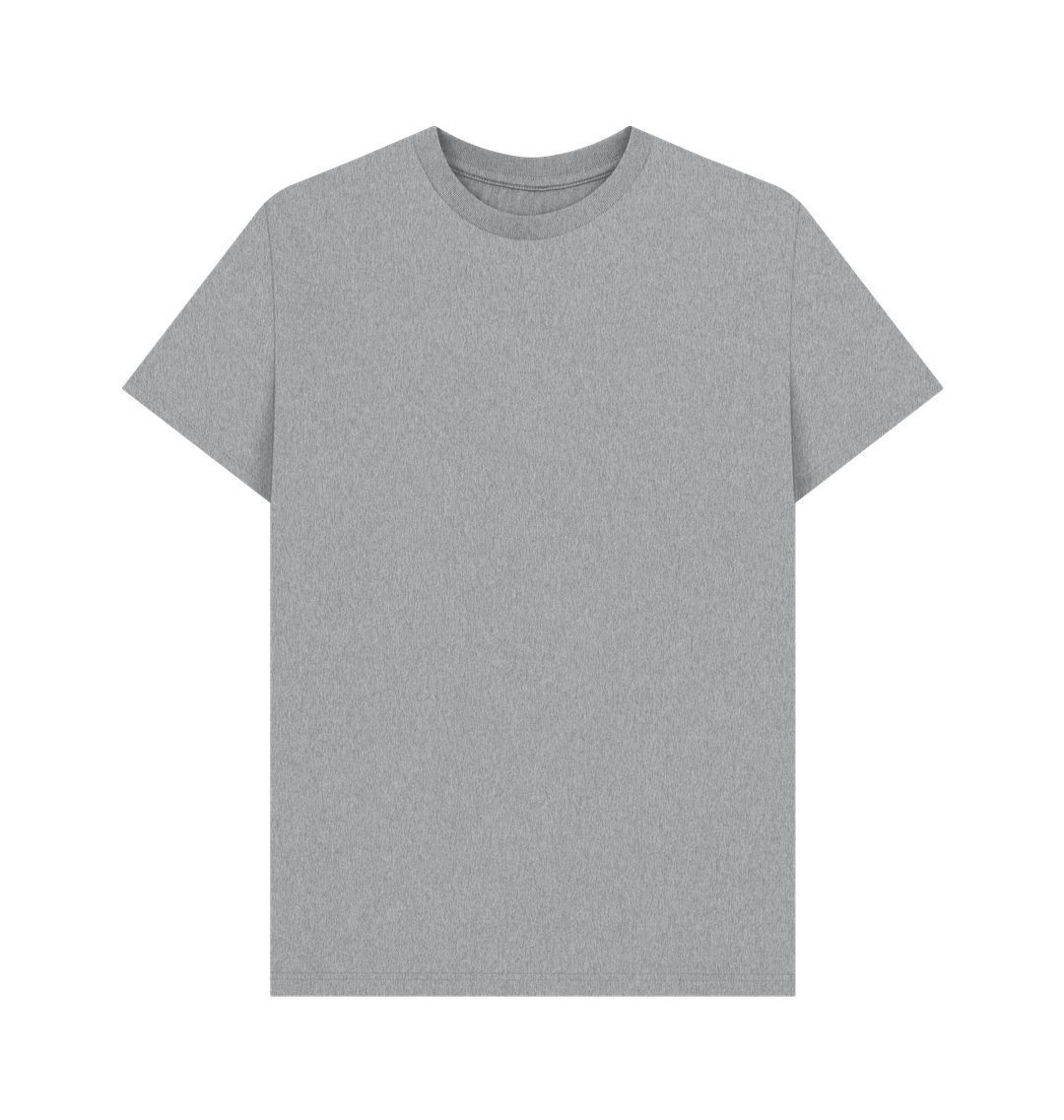 Athletic Grey Printed T-shirt Front