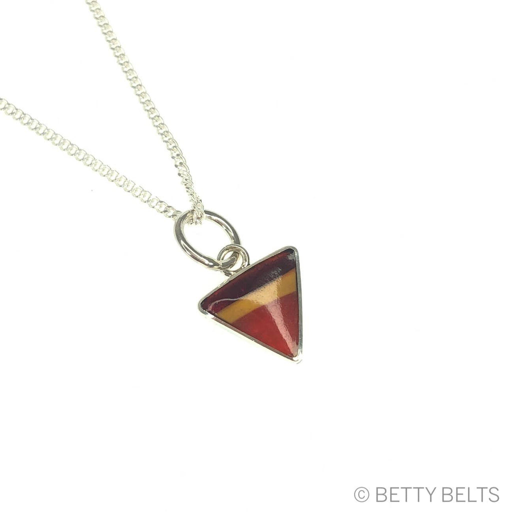 Upcycled Surfite (Surfboard Resin) ~ Necklace Charm / Pendant (Encased in Sterling Silver .925)