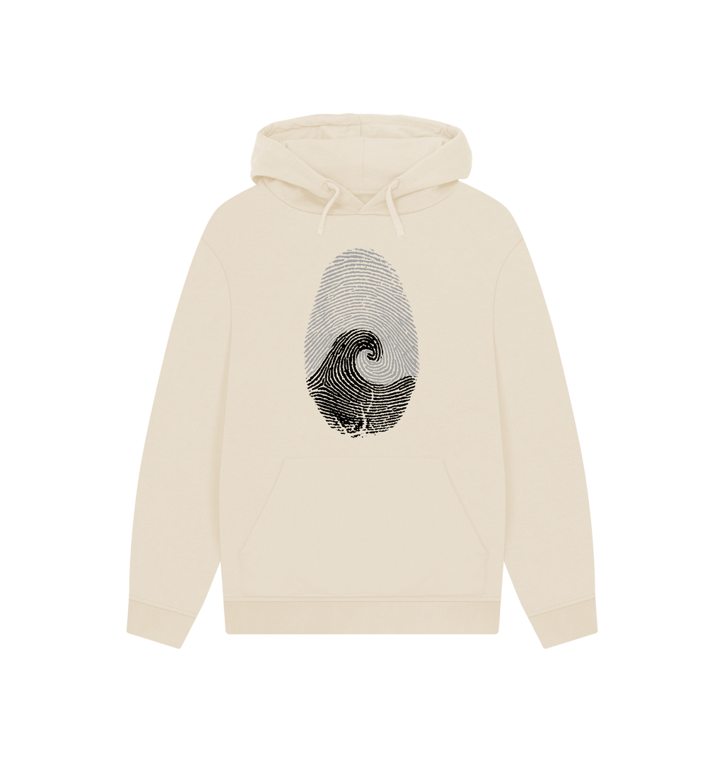 Oat Printed Hoody Front
