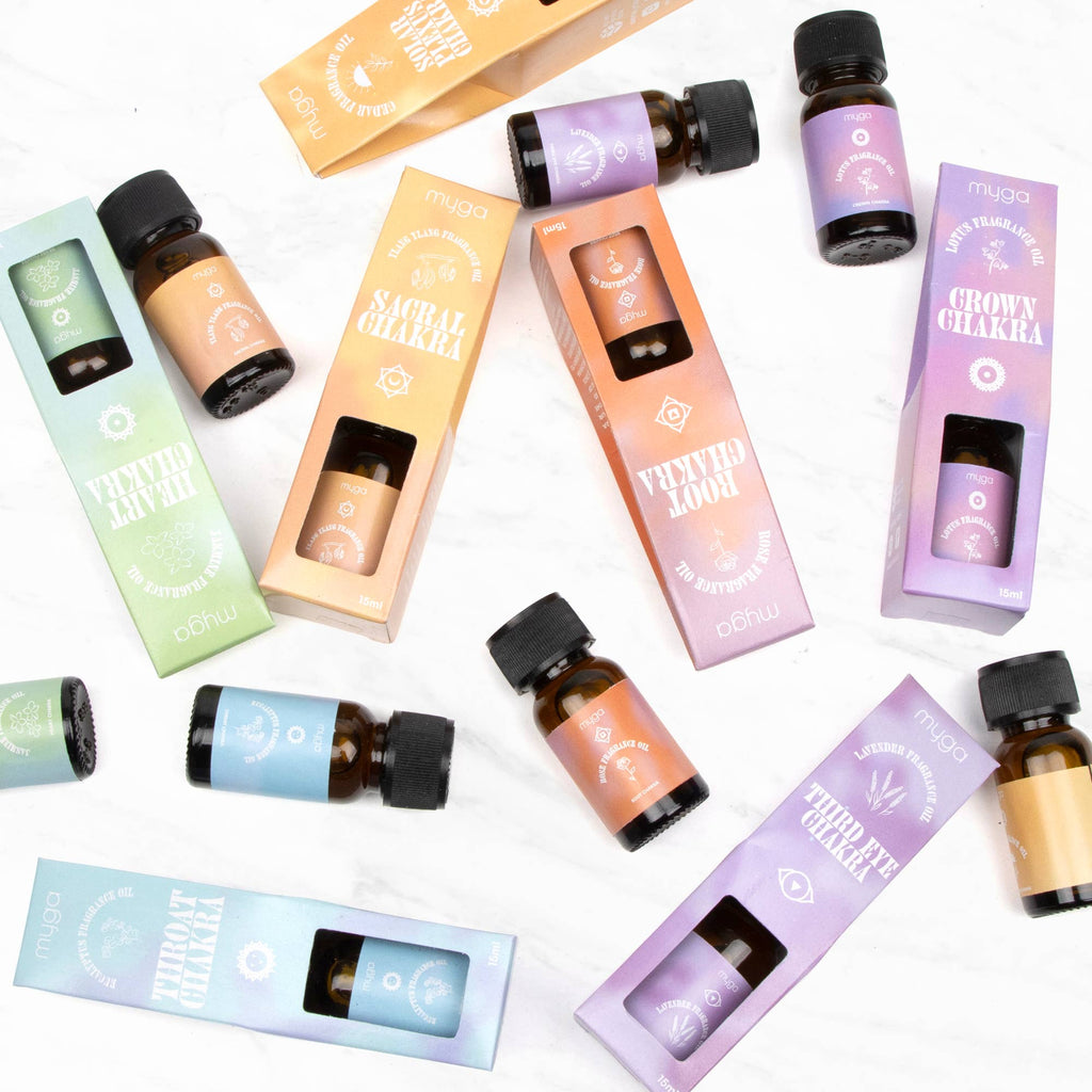 Chakra Oil Set ~ SetFragrance Oils for Mind, Body & Spirit