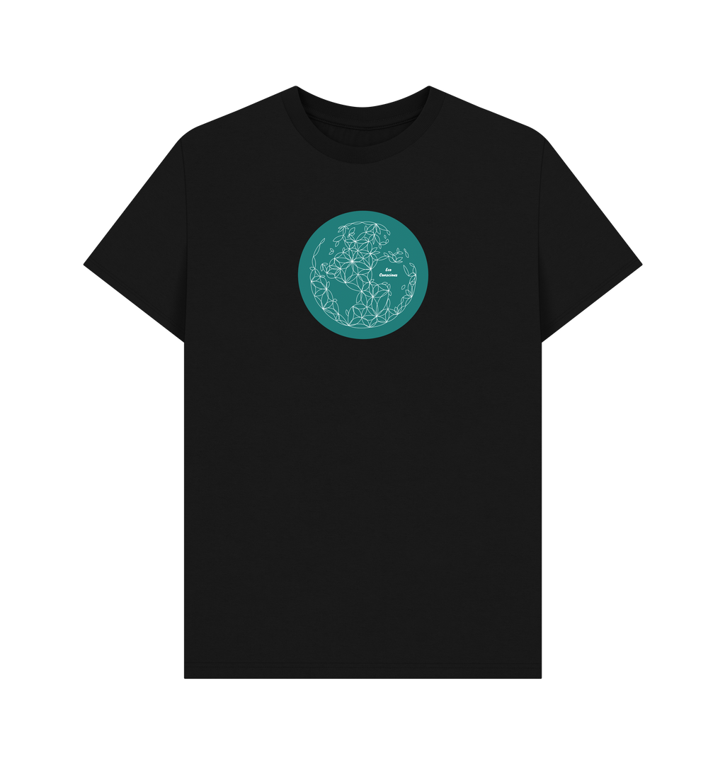 Black Printed T-shirt Front