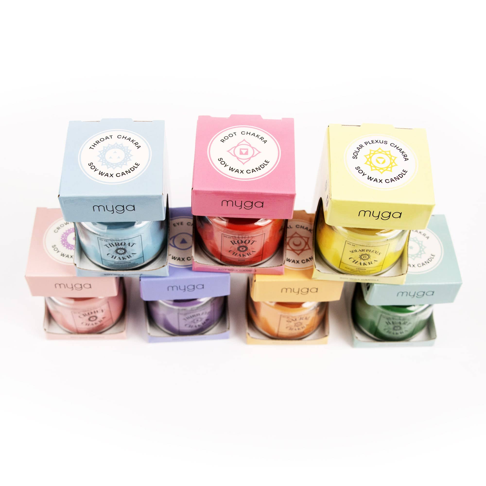 Chakra Candles (Vegan-friendly)