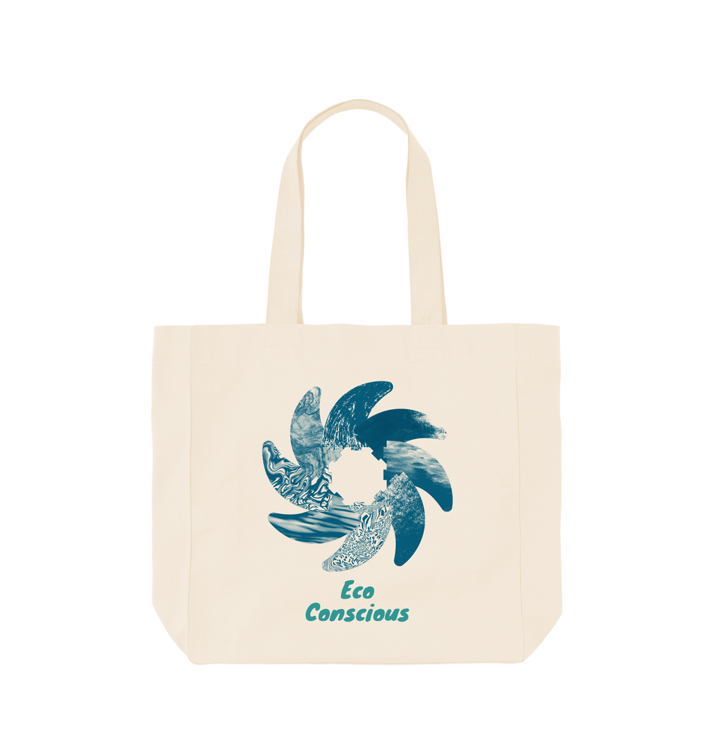 Natural Printed Bag Front