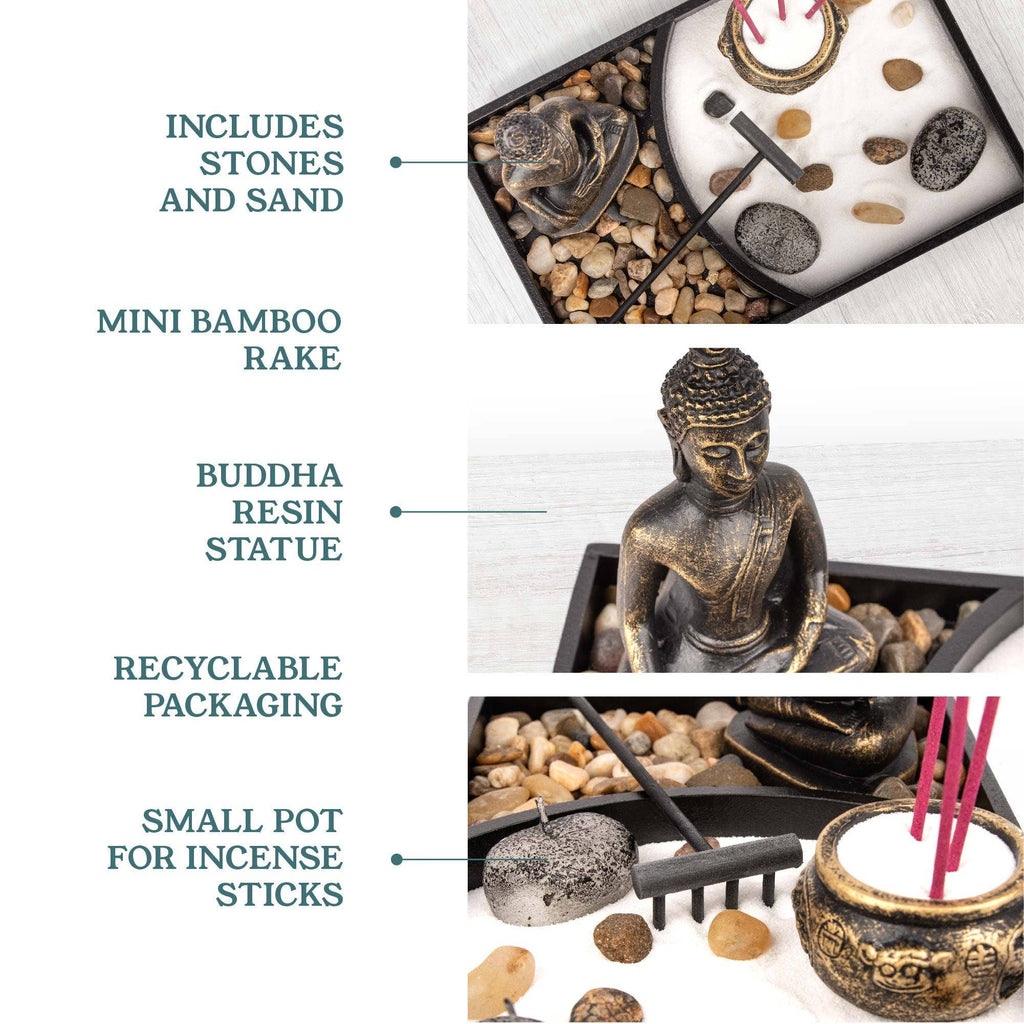 Mini Buddha ~ Zen Garden Kit